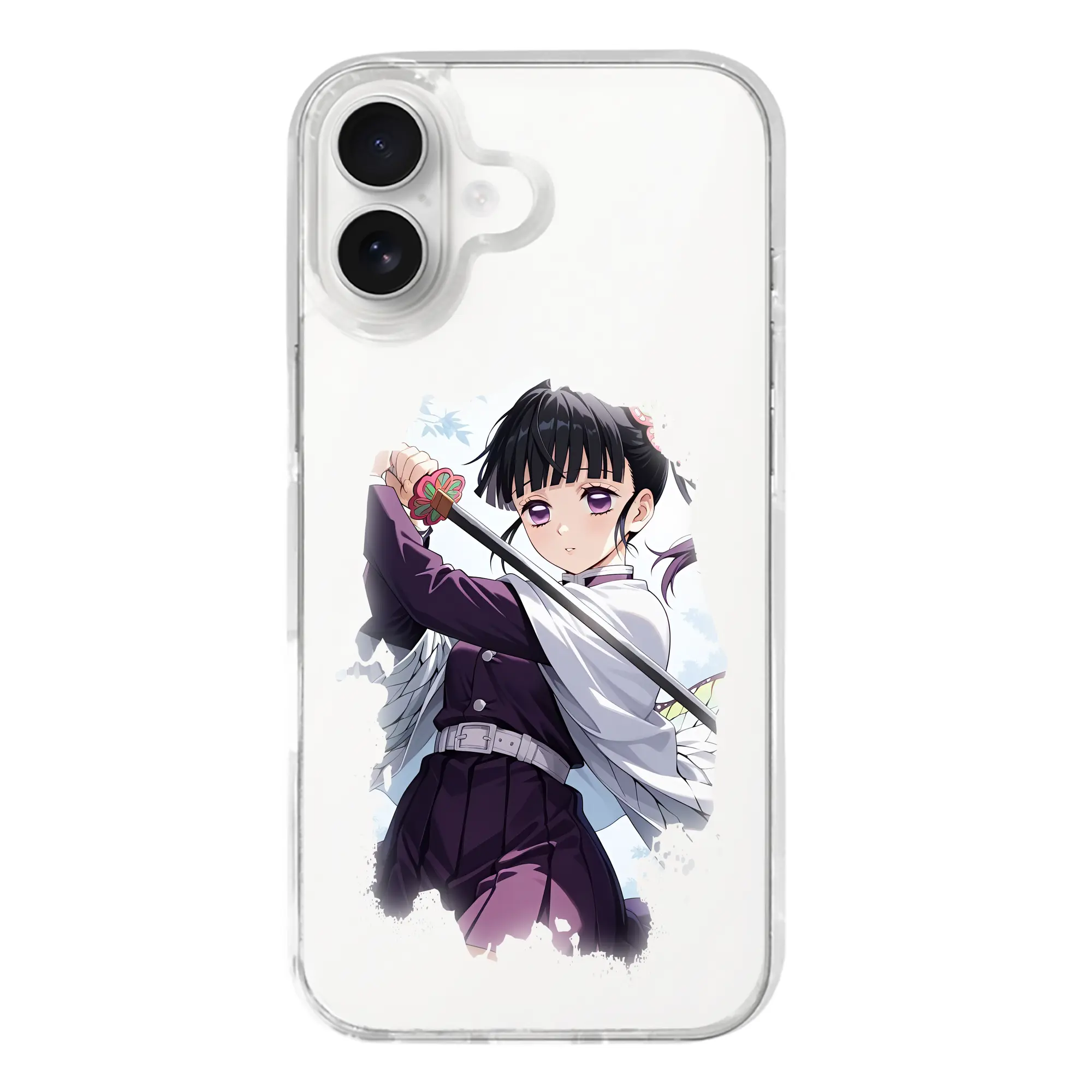 鬼滅の刃 グッズ,栗花落 カナヲ - iPhone 17シリーズ 透明スマホケース – 薄型・耐衝撃・精密フィット保護カバー